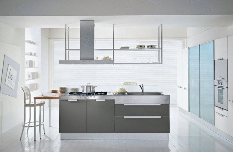 Set for the kitchen of solid wood, Dream, Pedini