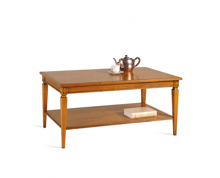 Low table with bottom shelf, Selva