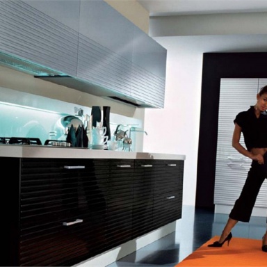 Kitchen furniture kitchen) Outline