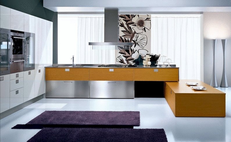 Kitchen (kitchen set) Pedini, Outline