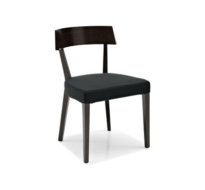 A chair on a frame of wood covered by fabric Flair, Calligaris