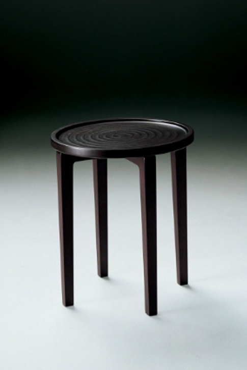 Coffee table from solid walnut or ash Bogo, Flexform