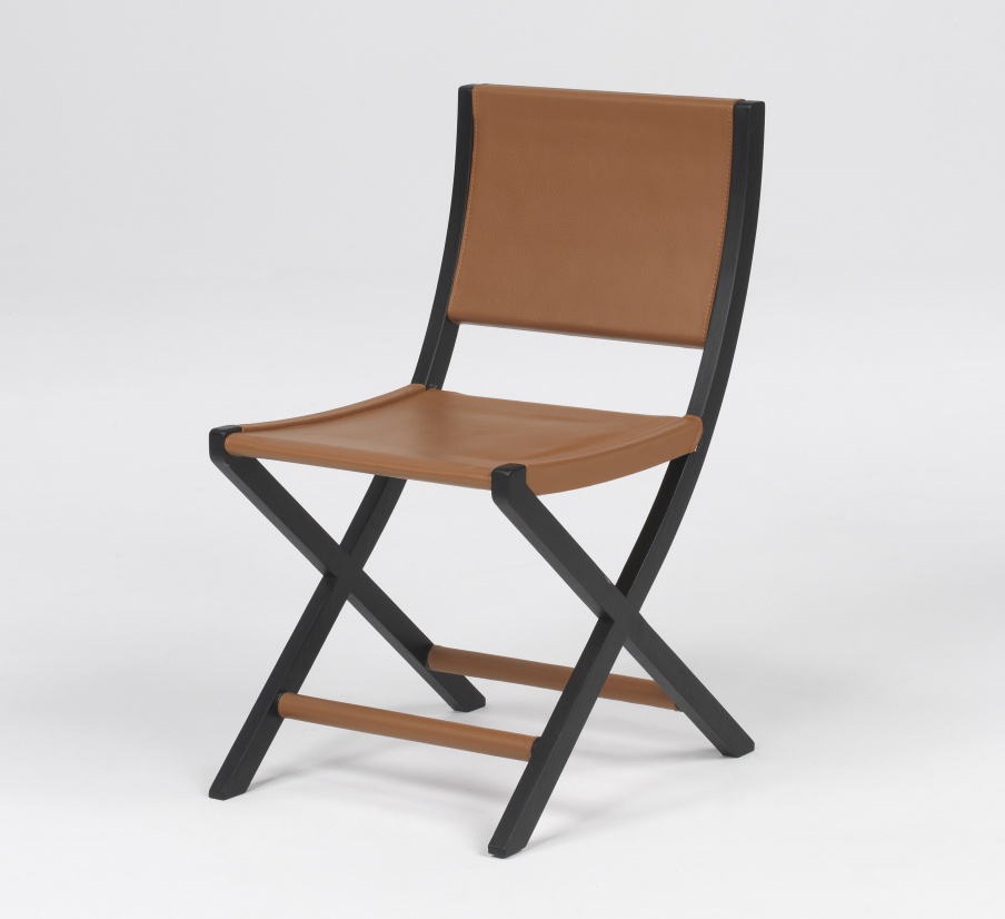 A dining chair on a frame of solid ash, Emily Flexform