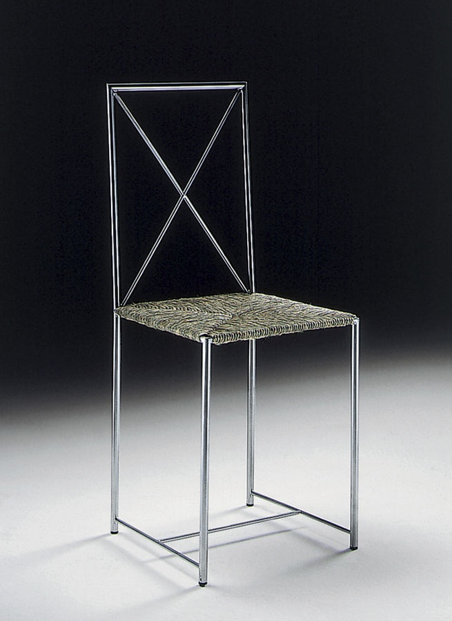 The chair with the frame made of metal Moka, Flexform