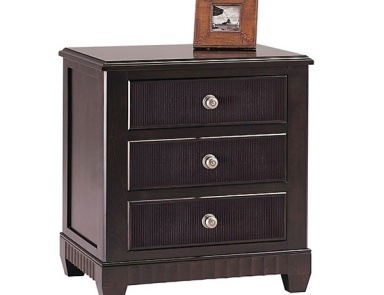 Bedside table with drawers, Selva