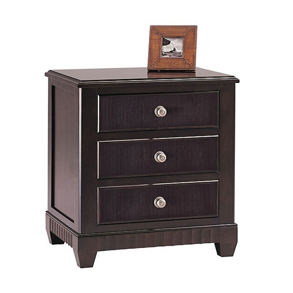 Bedside table with drawers, Selva