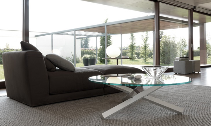 Round coffee table, STIX - JESSE