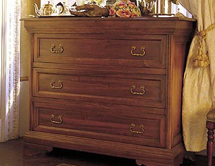 A chest of drawers made of solid wood, DOLFI