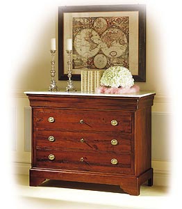 A chest of drawers made of solid wood, DOLFI