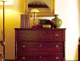 A chest of drawers made of solid wood, DOLFI