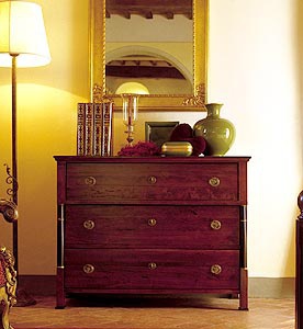 A chest of drawers made of solid wood, DOLFI