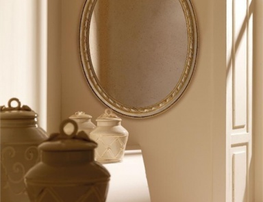 Mirror in oval frame Silvano Grifoni