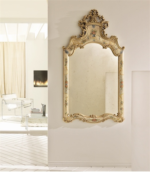 Wall mirror in a figured frame Silvano Grifoni 