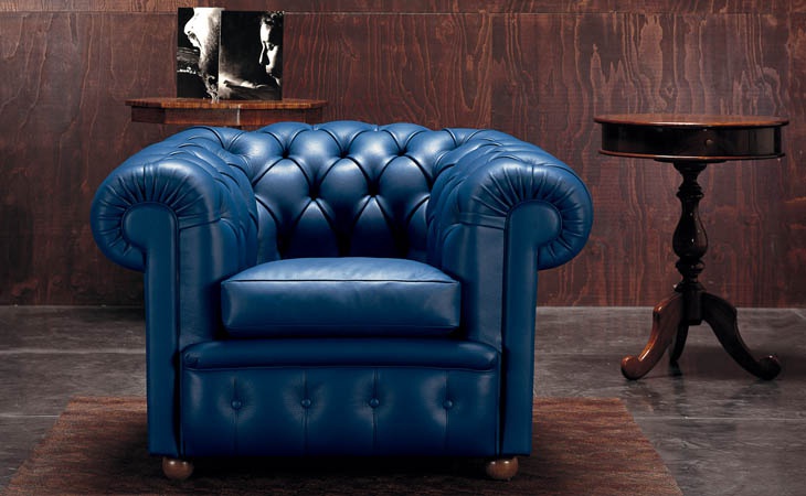 Chair in leather upholstery, SENJOR - Valdichienti