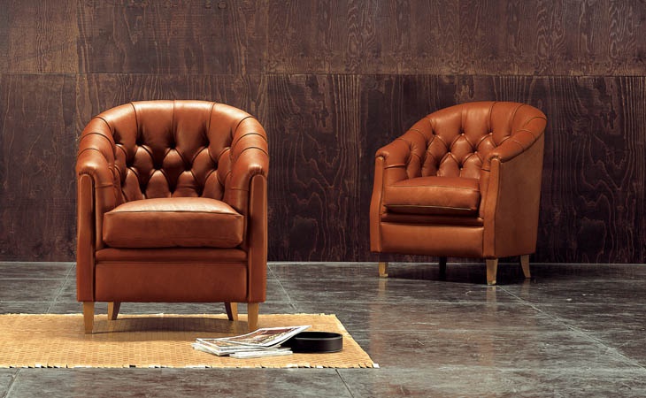 Chair in leather upholstery, BUONANOTTE - Valdichienti