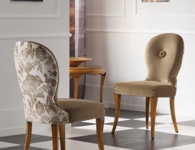 A chair with oval backrest, PREGNO