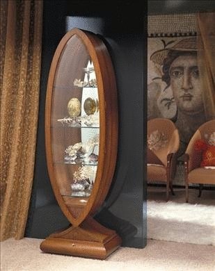 Showcase made from solid cherry VE23, Carpanelli