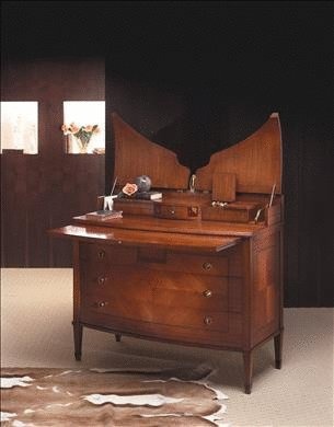 Bureau of solid Zebrano or walnut CO04, Carpanelli