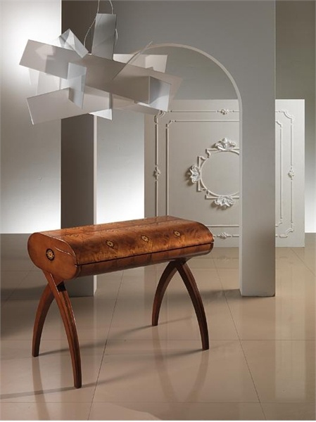 Bureau of solid wood with inlay SC18, Carpanelli 