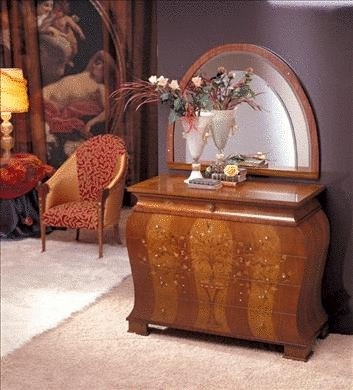 A chest of drawers from solid bent wood CO05, Carpanelli