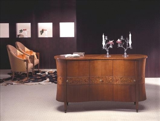 A chest of drawers from solid bent wood CR18, Carpanelli