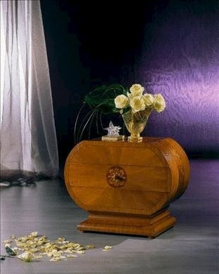 Bedside table from solid walnut CD08, Carpanelli