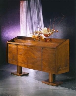 Tumba LE COLONNE solid wood, Carpanelli