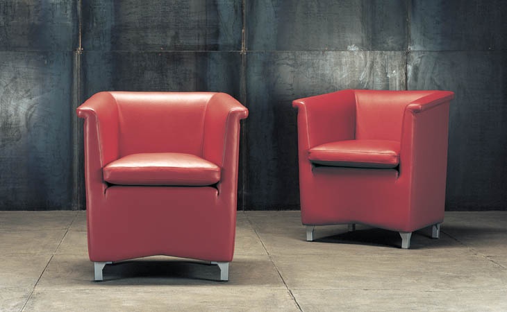 Chair in leather upholstery, POLO - Valdichienti