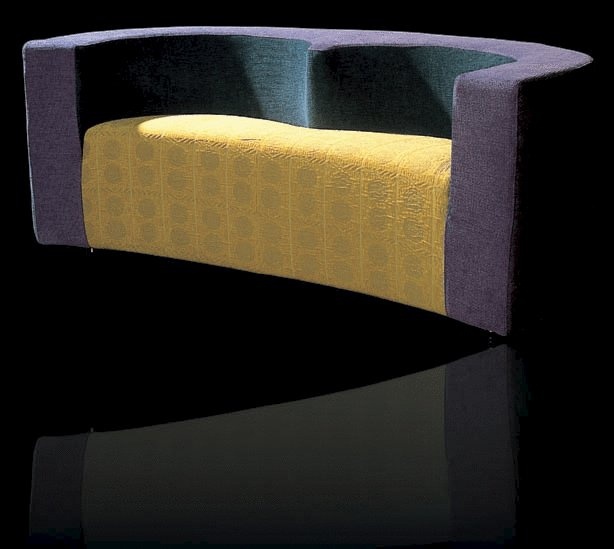 Two-seater sofa on a metal frame Segnale, Il Loft