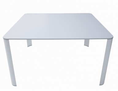 Dining table made of wood and aluminum Break, Lema